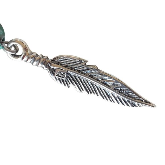 Feather Earrings Sterling Silver Women Girls Southwestern Jewelry Gifts Handmade - Picture 5 of 6